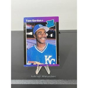 1989 Donruss Tom Gordon Rated Rookie #45 Kansas City Royals Error Card